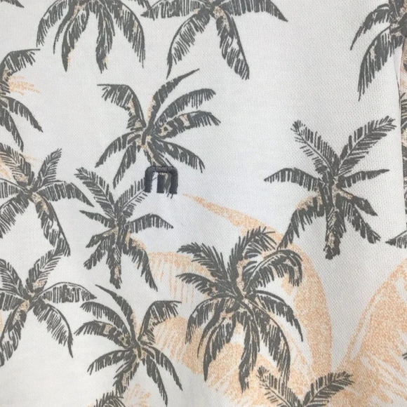 Travis Mathew’s Men’s Palm Print Golf Sport Short Sleeve Polo Size M - Picture 6 of 7